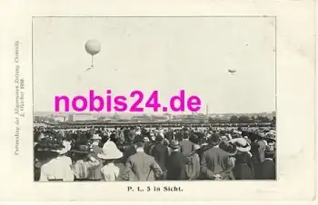 Chemnitz Parsevaltag Landeplatz Ballonfahrer *1910