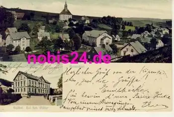 09390 Gornsdorf Gasthof Kirche o 1.11.1904