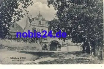 01616 Strehla Schloss Eingang *ca.1920