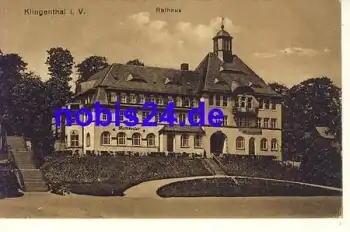 08248 Klingenthal Rathaus Ratskeller o 1921