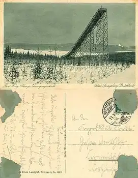 08349 Johanngeorgenstadt Hanz-Heinrich Sprugschanze o 11.1.1929