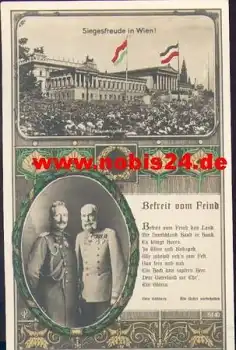 Propaganda 1.WK Siegesfreude in Wien *ca. 1916