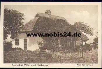 18565 Vitte Hiddensee altes Fischerhaus *ca. 1920