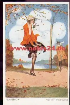 Plantikow Nr. 6492 Künstlerkarte "Stürmische Begegnung" *ca. 1920