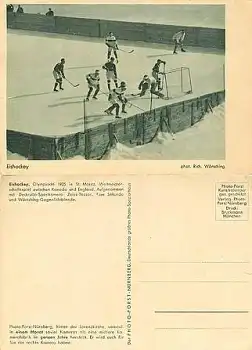 St. Moritz Olympische Spiele 1925 Eishockey  Kanada - England  *ca. 1925