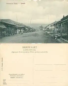 Java Tjimahi chineesche Kamp Nederlands-Indië Hindia-Belanda *ca. 1910