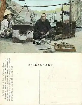 Java Tjimahi chinesischer handwerker Nederlands-Indië Hindia-Belanda *ca. 1910