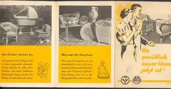 Werbeprospekt für Kobwaren 5 Seiten ca. 1940  