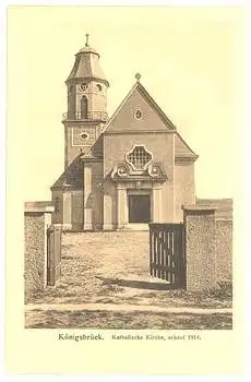 01936 Königsbrück Kat. Kirche * ca. 1920