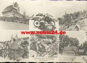 09337 Hohenstein-Ernstthal mit Renn-Motorrad *ca. 1975