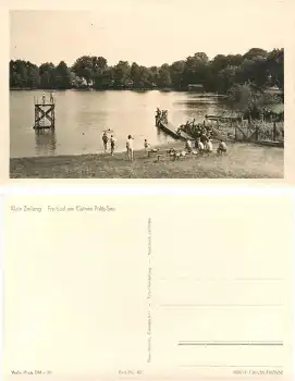 16831 Kleinzerlang Rheinsberg Freibad Pälitz-See *1956  Hanich0085