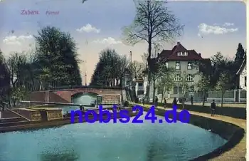 Zabern Kanalansicht Elsass o 1915