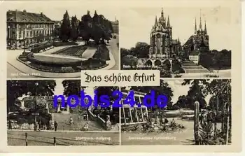 Erfurt Dom Karl Marx Platz o 1951