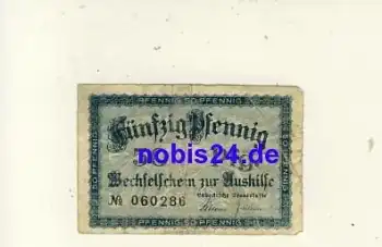Lübeck Notgeld 50 Pfennige 1920