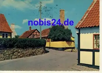 Bornholm Strasse Gudhjem DÄNEMARK o 1967