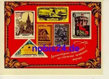 Sowjetunion Briefmarken Karte *ca.1975