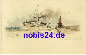 S.M. Panzerschiff Siegfried Deutsche Marine *ca.1900