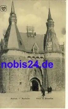 Malines Porte Bruxelles o 1914