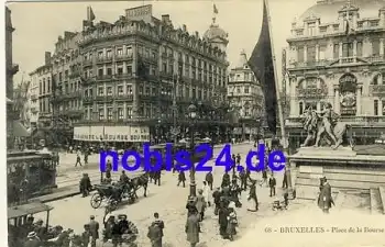 Bruxelles Place Bourse o 1916