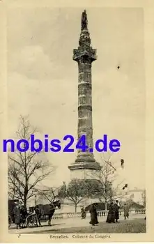Bruxelles Colonne Congres o 1914