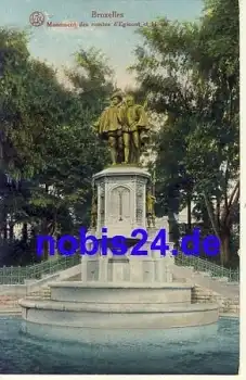 Bruxelles Monument Egmont Hoom o 1916