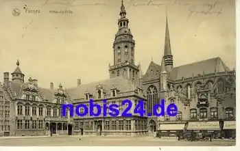 Furnes Hotel de Ville Westflandern o 1915