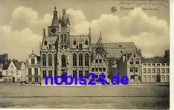 Dixmude Hotel de Ville Westflandern  o 1915