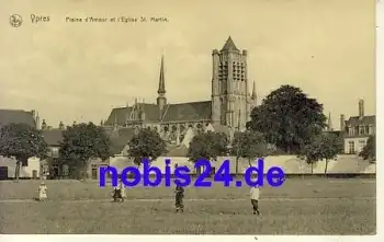 Ypres Eglise St. Martin o 1915