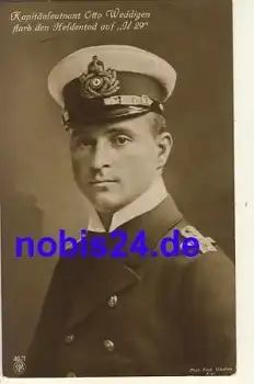 Kapitänleutnant Weddingen U-Boot Kommandant U9 *ca.1915