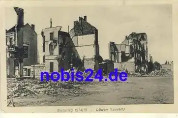 Löwen Louvain zerstört*1915