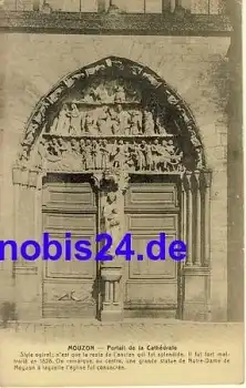 Mouzon Portal Cathedrale *ca.1915