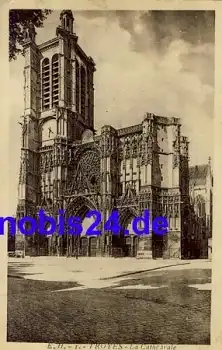 Troyes La Cathedrale Elsass *ca.1915