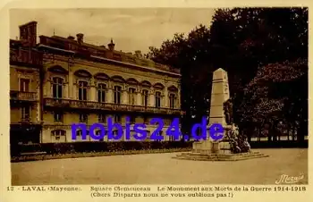 Laval Le Monument Département Mayenne *ca.1915