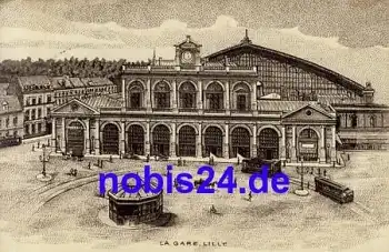 Lille La Gare Hauts-de-France o 1915