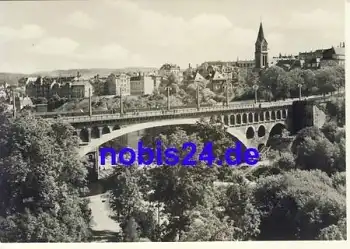 Plauen Vogtland Friedrich Ebert Brücke *ca.1967