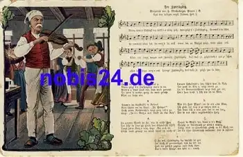 Mückenberger "Der Zipfelgörg" Liedkarte *ca.1920