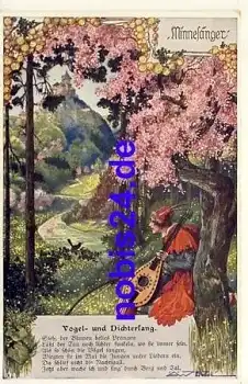 Minnesängerserie 219 Liedkarte *ca.1920