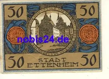 77955 Ettenheim Notgeld 50 Pfennige um 1920