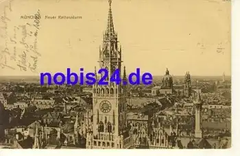 München Rathausturm o 1911