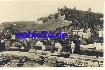 Würzburg Alte Mainbrücke *ca.1928