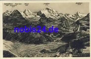 Interlaken Bergmassiv o 1930