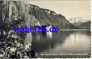 Chillon Genfer See Schloss o 1950