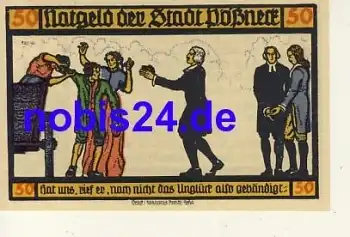 07381 Pößneck Notgeld 50 Pfennige um 1920