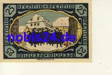 07381 Pößneck Notgeld 25 Pfennige um 1920