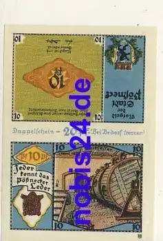 07381 Pößneck Notgeld 20 Pfennige um 1920