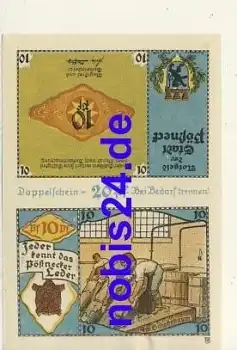07381 Pößneck Notgeld 20 Pfennige um 1920