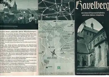 Havelberg Faltprospekt 1938