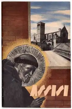 Assisi Italien Reiseführer 32 Seiten 1937