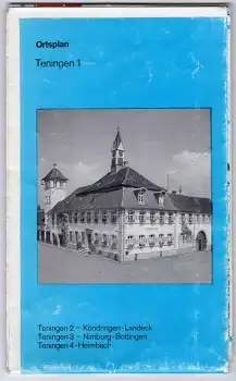 Teningen 1 Ortsplan um 1970