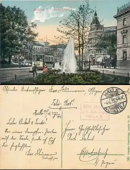 Halle Saale Offiziers Gefangenen Lager 1. WK o 4.6.1915